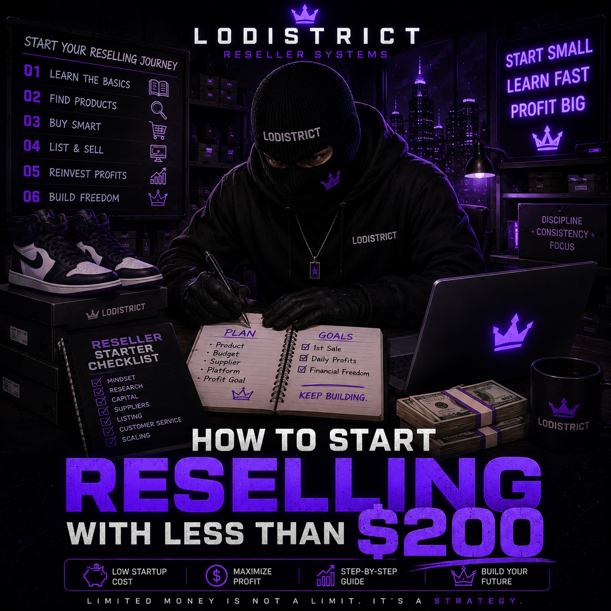 How To Start Reselling With Less Than $200