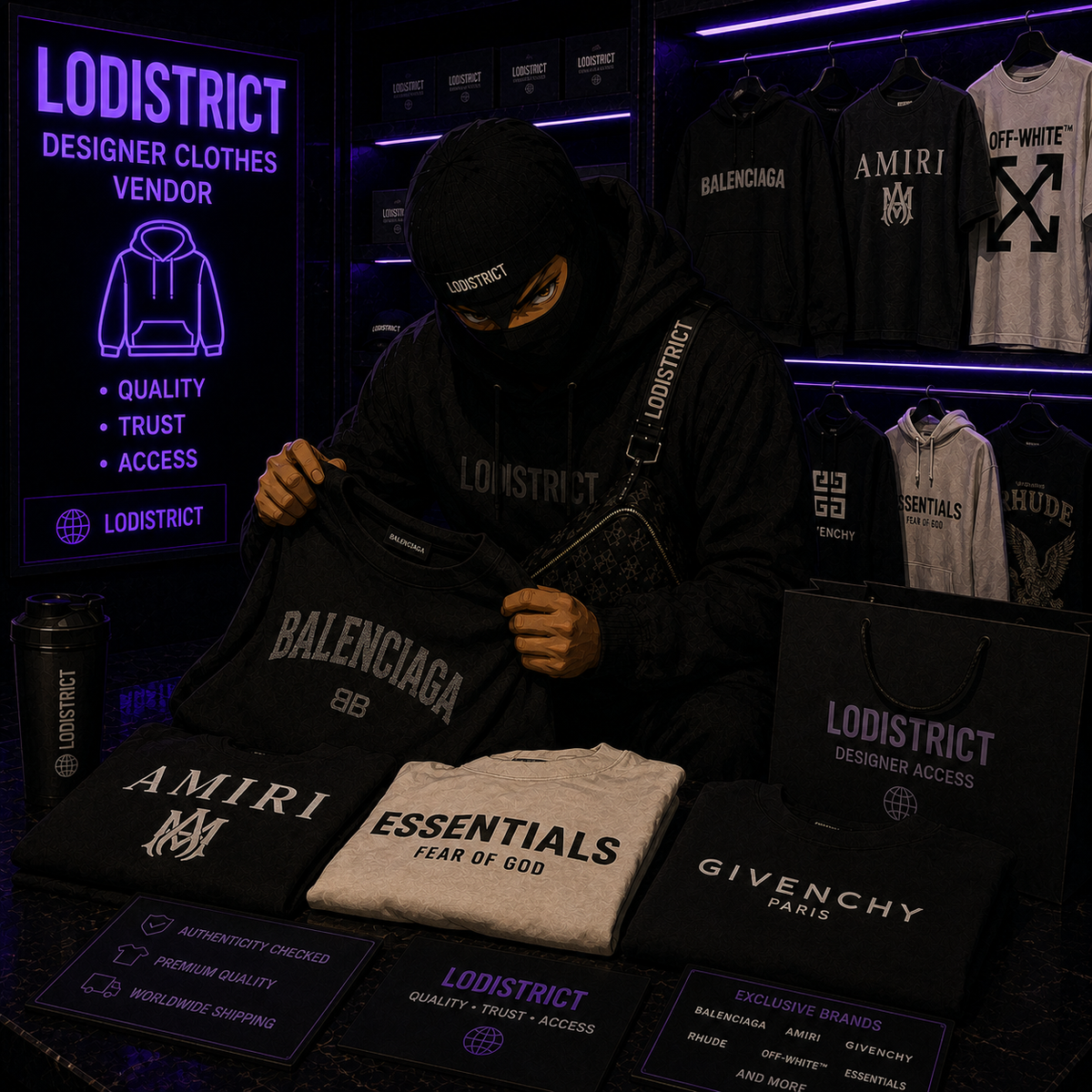 Designer Clothes Vendor